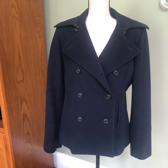 J. crew navy wool jacket, Medium - Picture 2 of 10